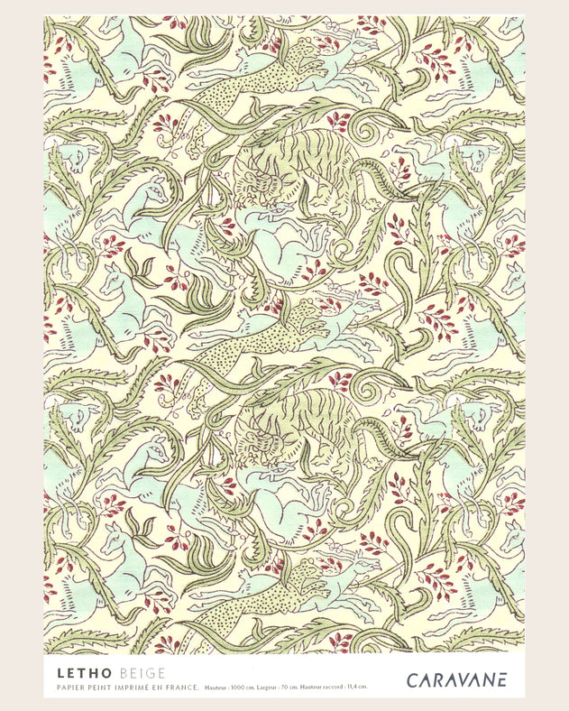 Wallpaper Letho Beige
