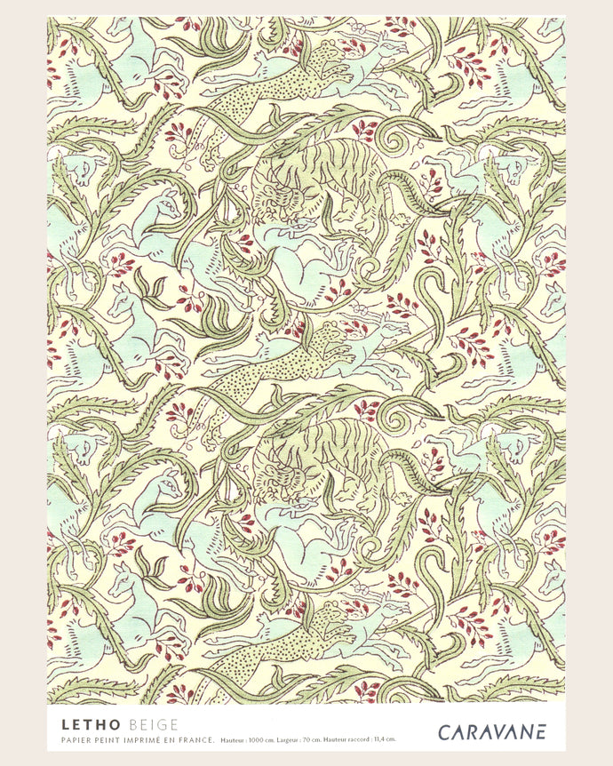 Papier Peint Letho beige
