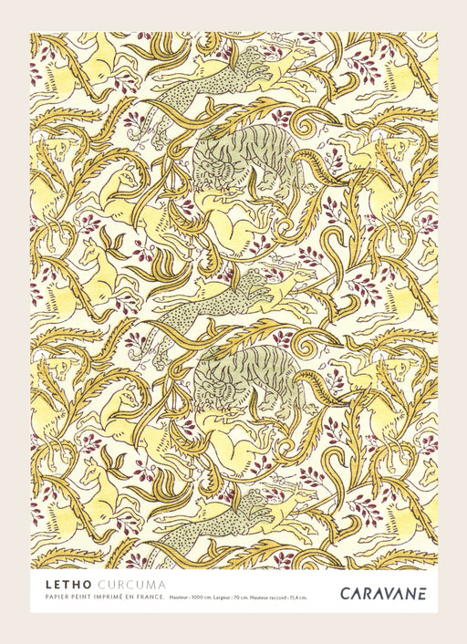 Papier Peint Letho curcuma