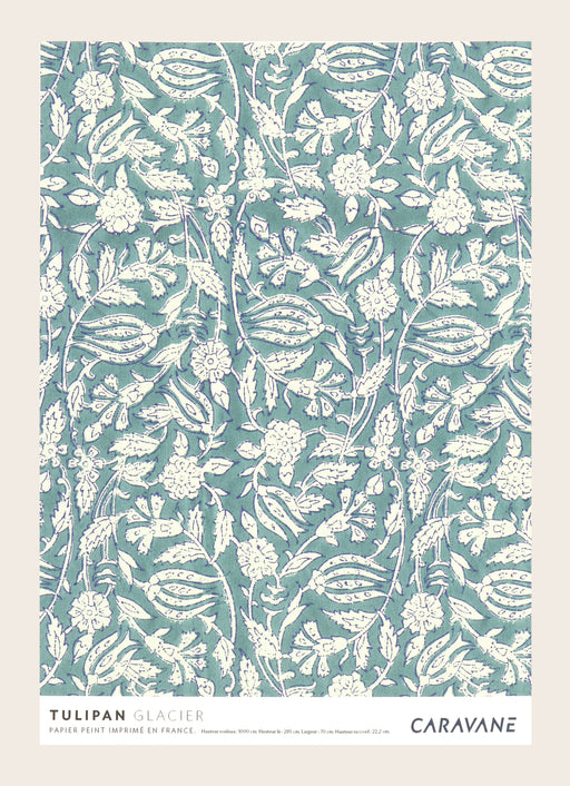 Papier Peint Tulipan Glacier