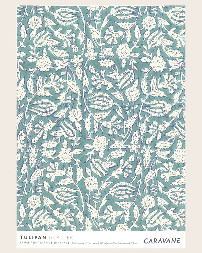 Papier Peint Tulipan Glacier