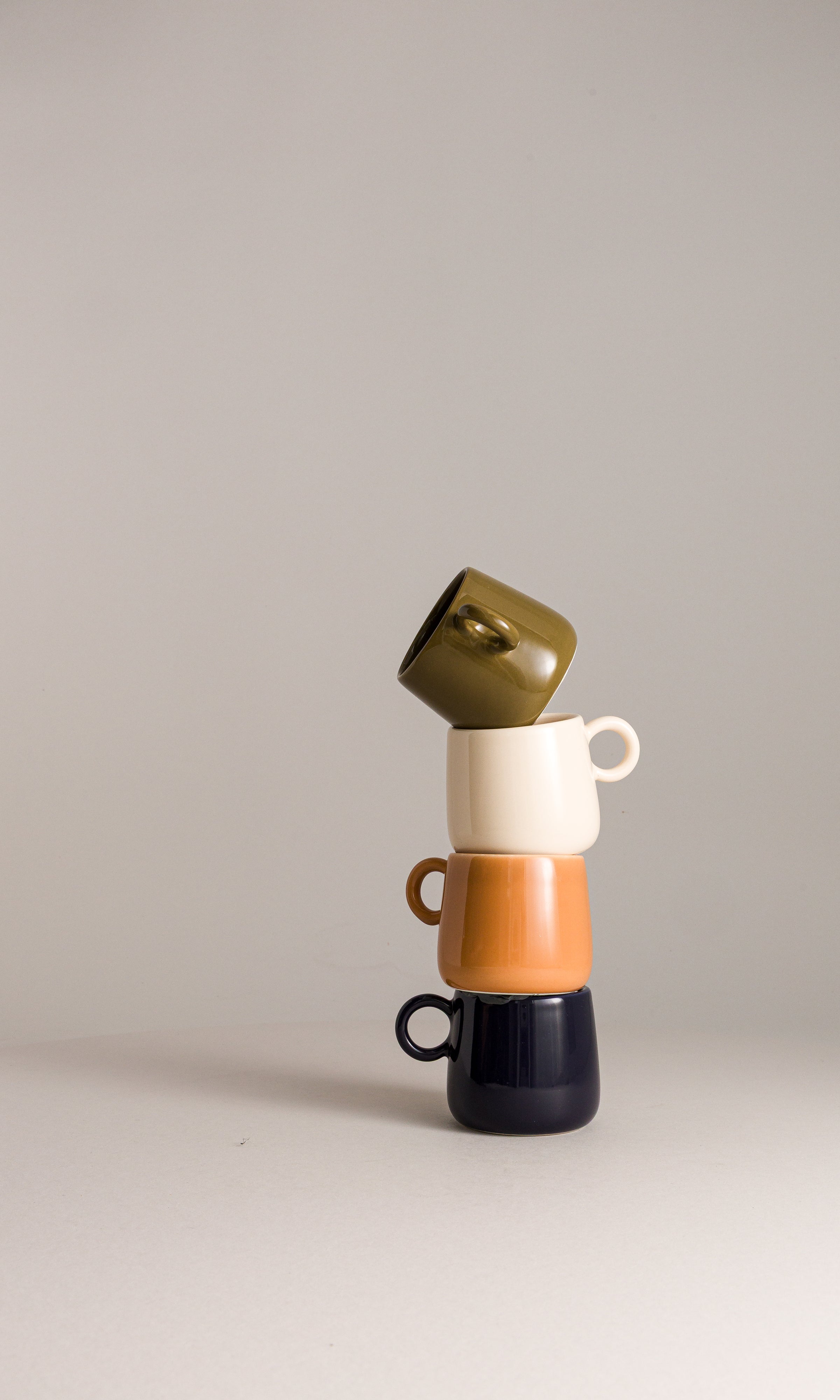 Lot de 2 tasses Amarelo