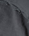 Linge de lit : drap housse en lin lavé gris foncé