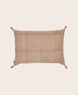 Housse de coussin Florio nude en coton