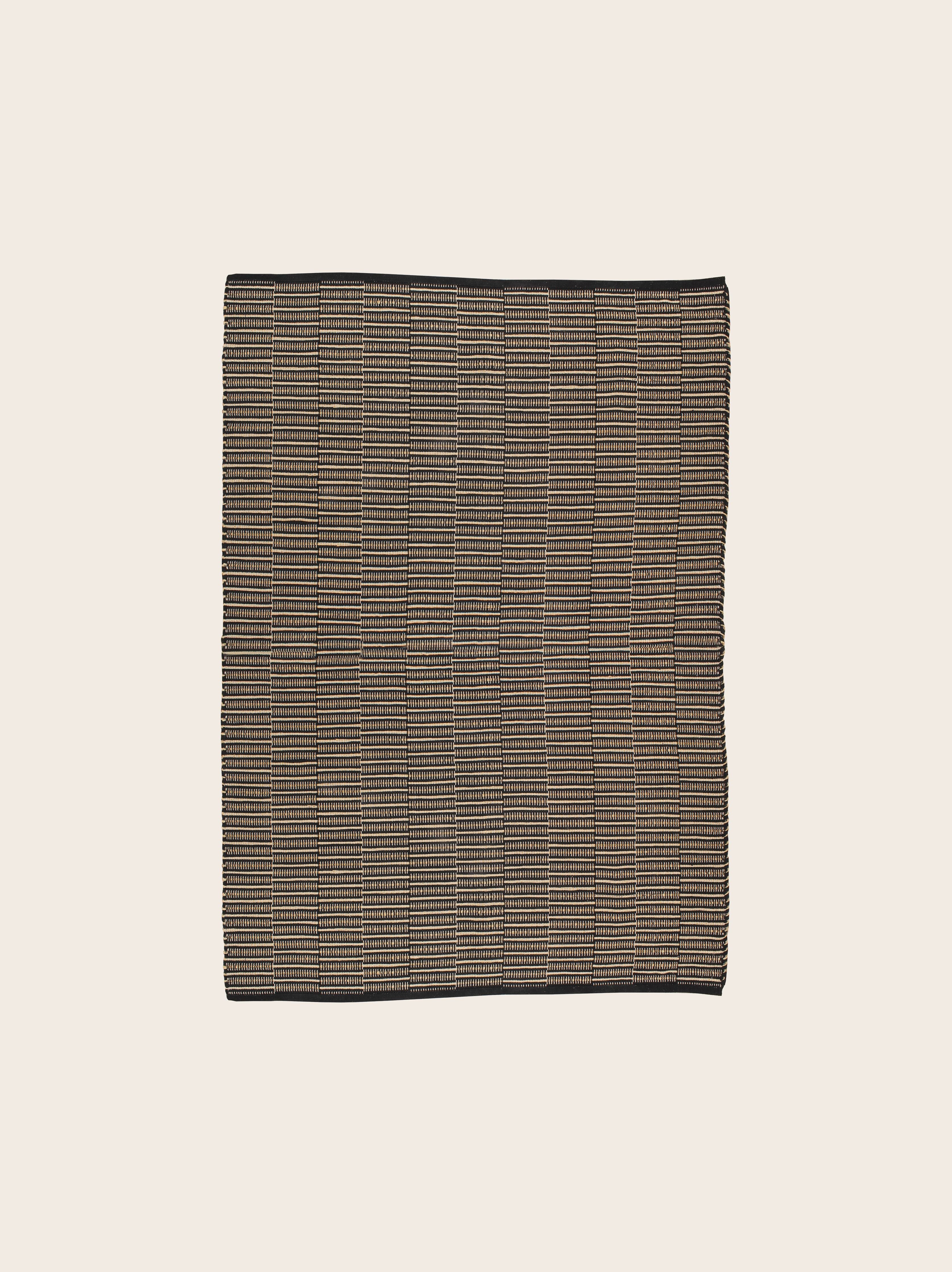 Packshot du Tapis Kharo en coton et jonc de mer