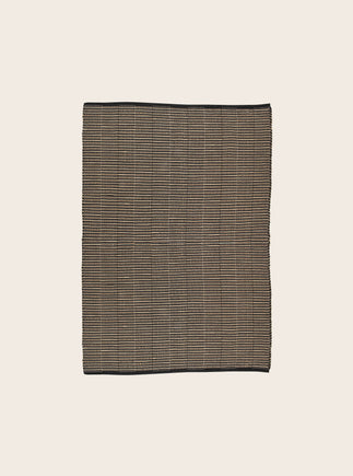 Packshot du Tapis Kharo en coton et jonc de mer