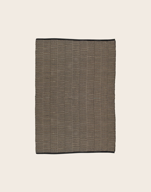 Packshot du Tapis Kharo en coton et jonc de mer