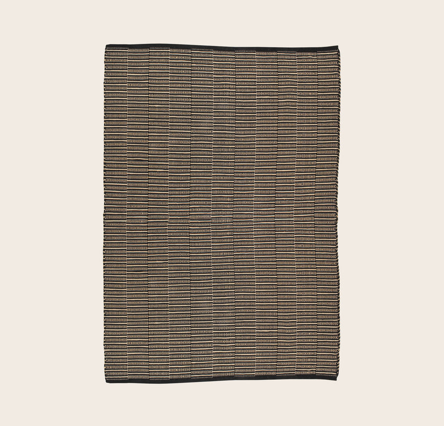 Packshot du Tapis Kharo en coton et jonc de mer