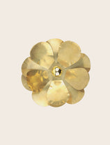 Applique Cosmos en forme de fleur en laiton doré