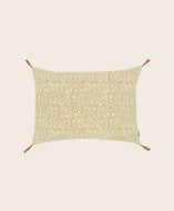 Housse de coussin Tulipan couleur Curcuma aux motifs floraux