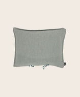 Petite housse de coussin Fil à fil en lin lavé