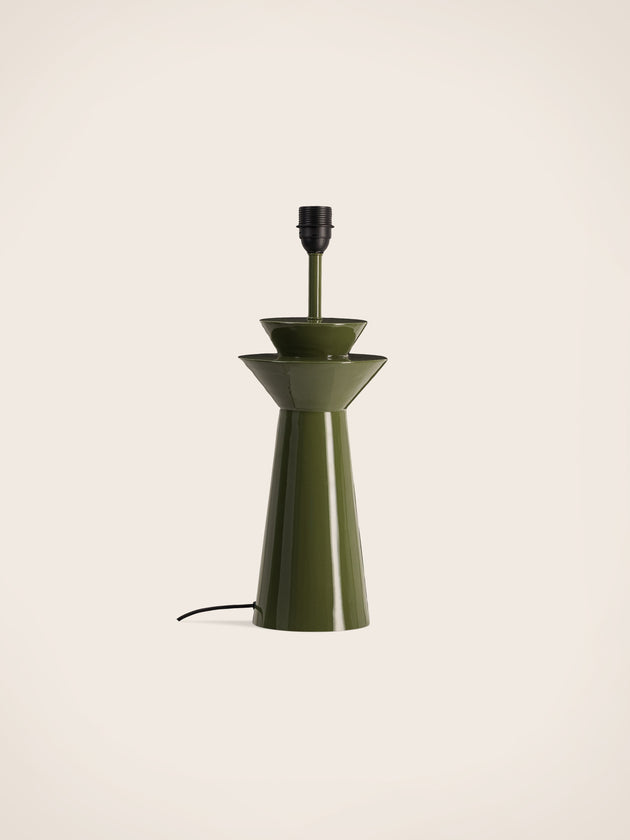 Pied de lampe laqué Rosha