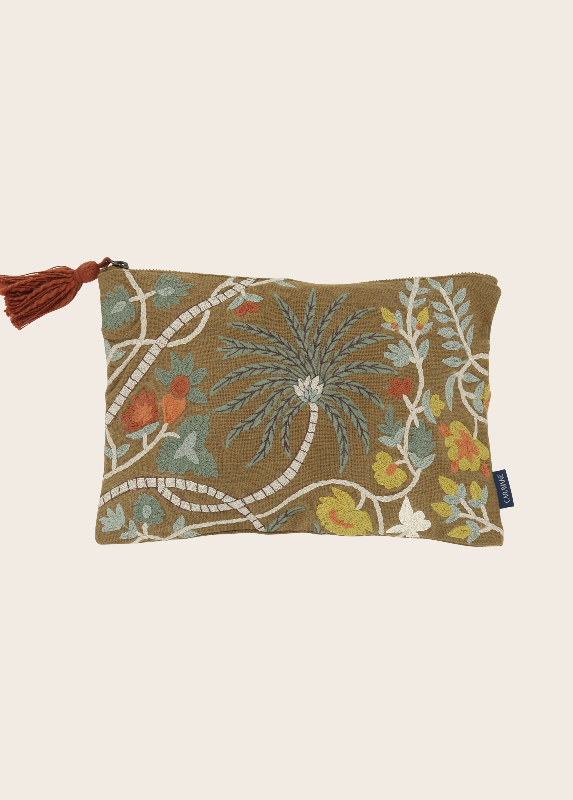 Pochette brodée Papilio