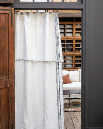 Rideau Segaya en coton bambou et lin