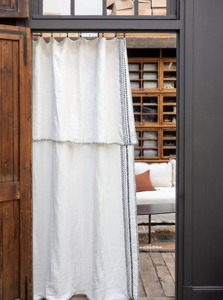 Rideau Segaya en coton bambou et lin