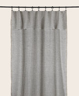 Rideau prêt à poser en coton coloris charcoal Arys