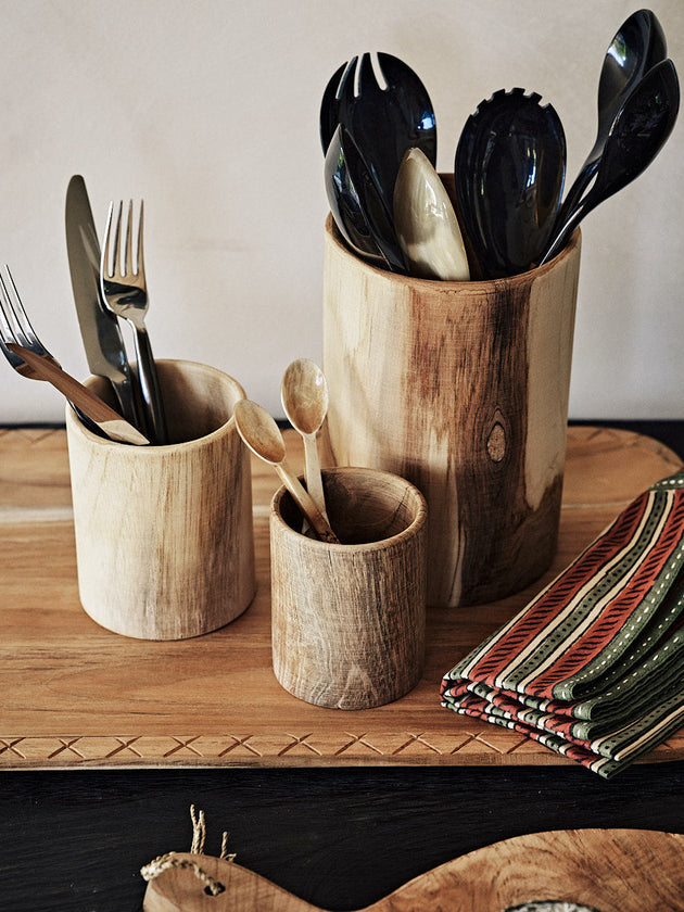 Couverts de service noirs