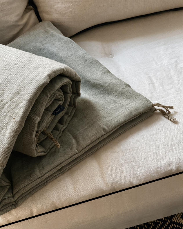 Sofa cover linen