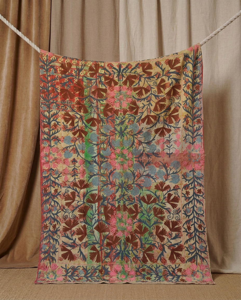 Suzani Liane Handcrafted Piece