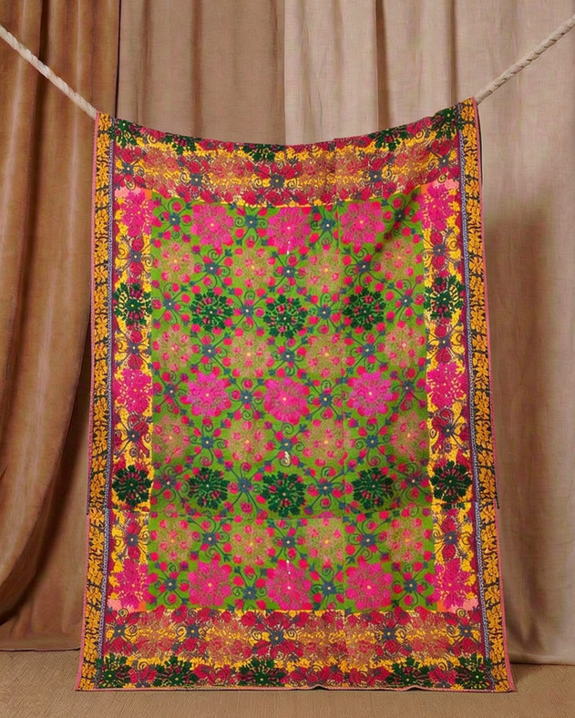 Suzani Fuchsia Handcrafted Piece