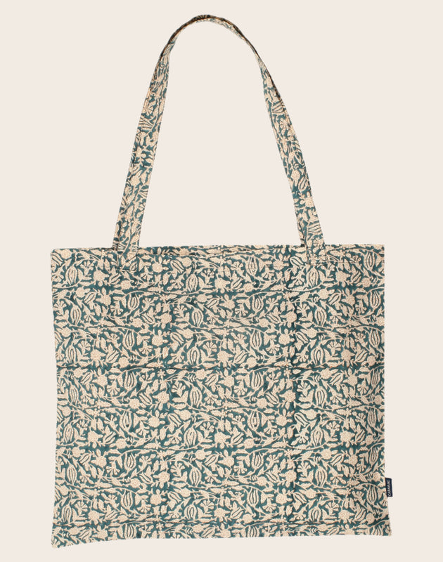 Tote bag à motifs florales