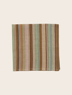 Serviette de table en lin à rayures Soleo