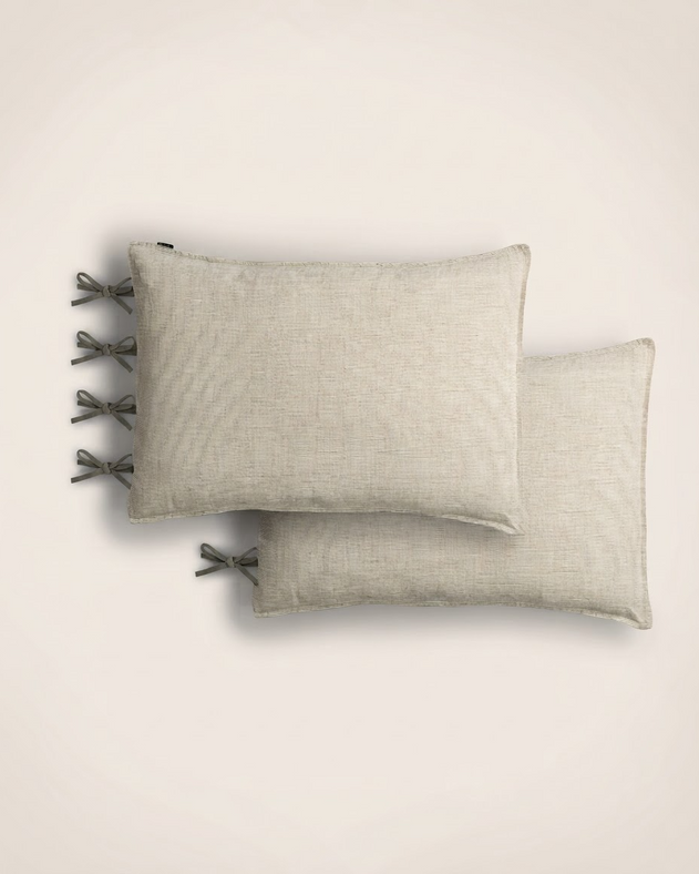 Set of 2 Fil à fil pillowcases