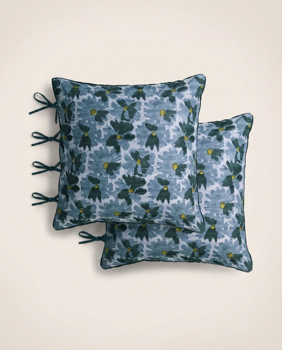 Set of 2 Peonia pillowcases