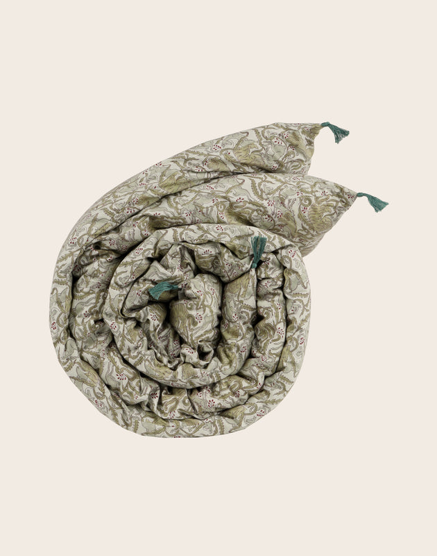 Courtepointe Letho en coton pour le lit 