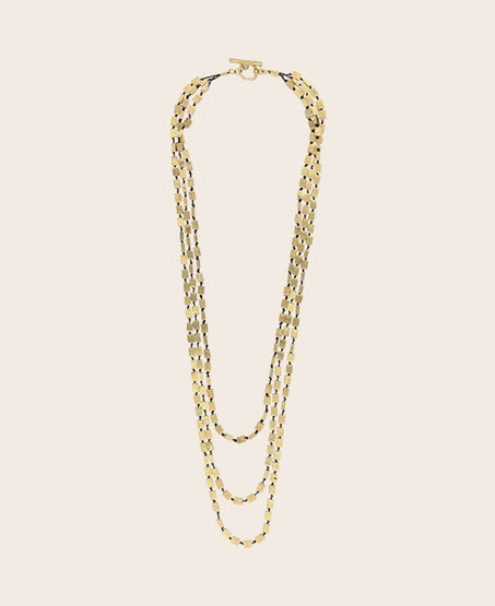 Perles carrées sautoir