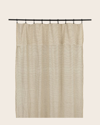 Rideau clair en khadi de coton biologique Arys
