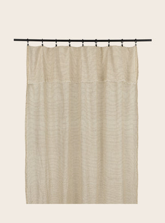 Rideau clair en khadi de coton biologique Arys