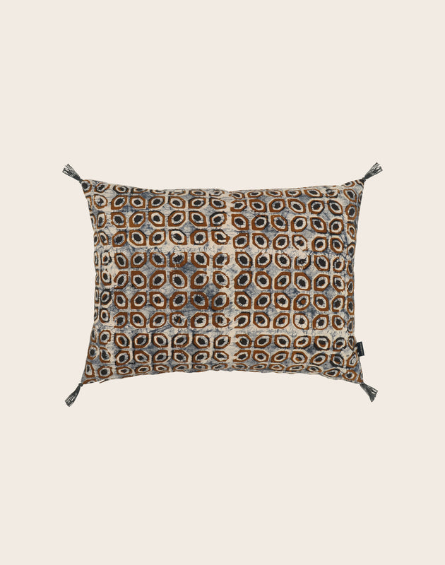 Housse de coussin en coton à motifs Lula