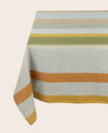 Nappe Soleo en lin à rayures colorées