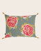 Housse de coussin aux motifs floraux sage