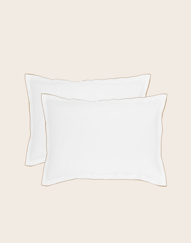 Set de 2 taies d'oreiller Bora