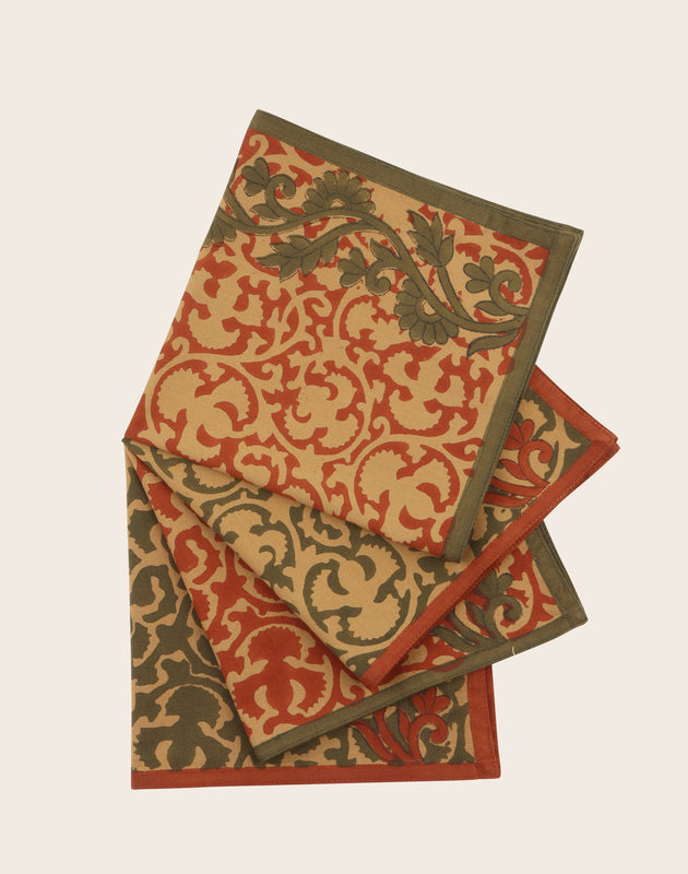 Set de 4 serviettes Oris