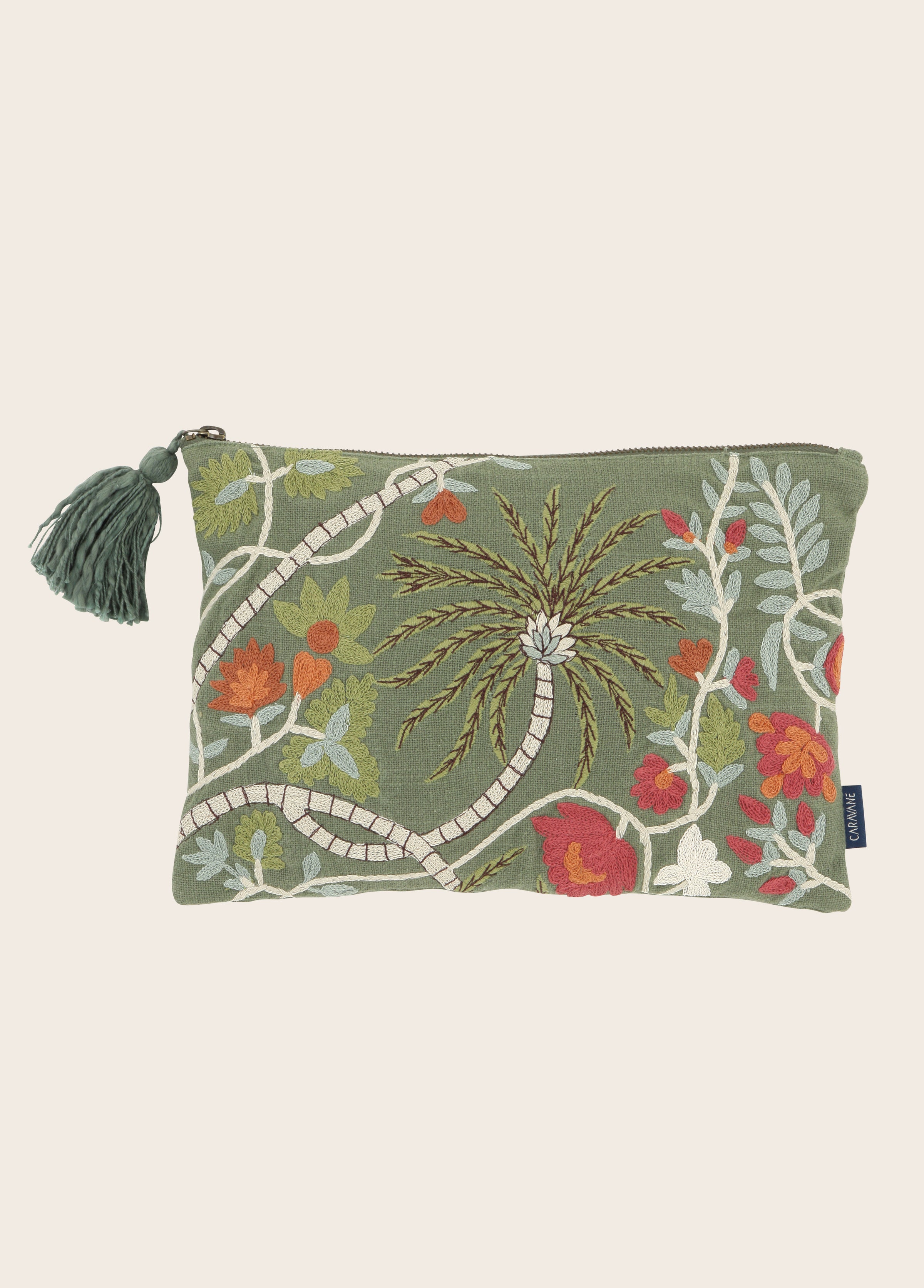 Pochette brodée Papilio