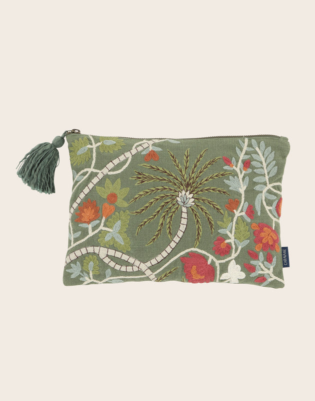 Pochette brodée Papilio