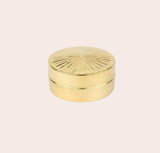 Boite dorée en laiton pour vos bijoux