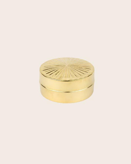 Boite dorée en laiton pour vos bijoux