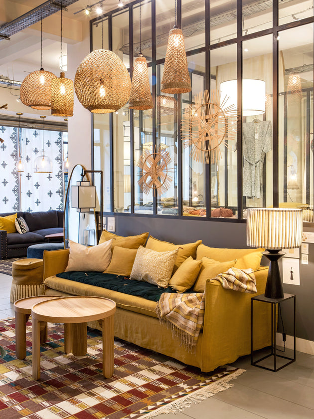 Tapis Tihya à motifs