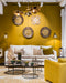 Trio de tables basses Ame en acier brut noir