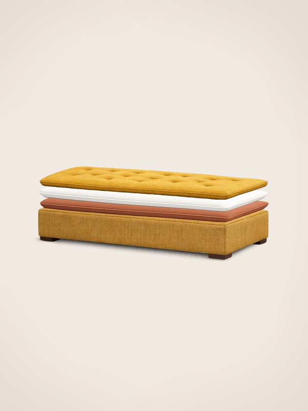 Divan Princesse - Structure Moutarde