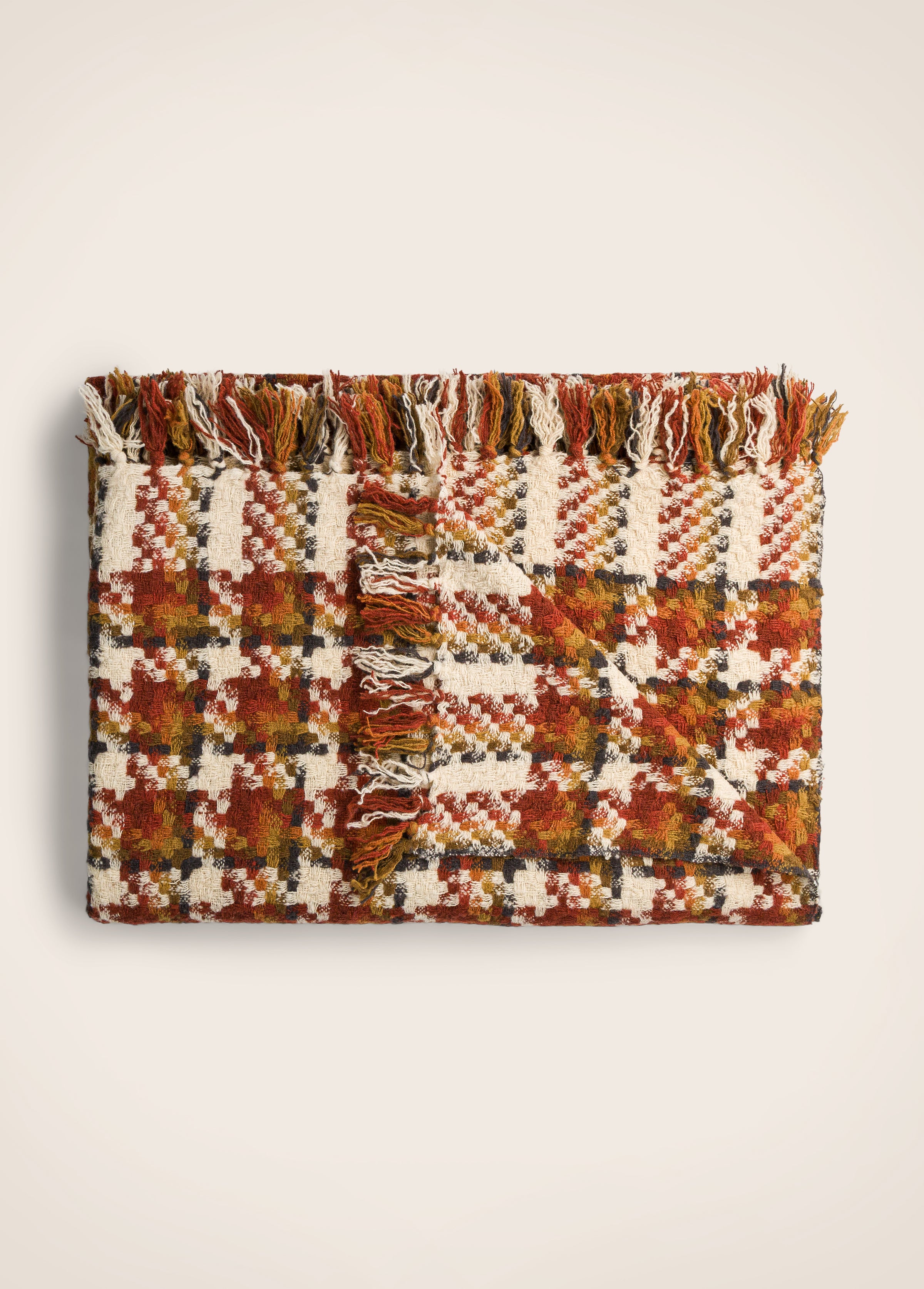 Tweedy plaid