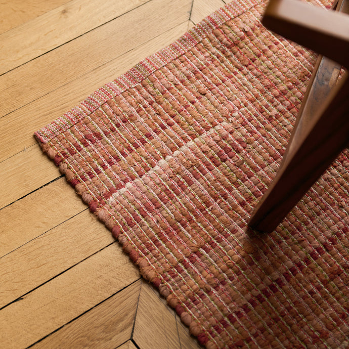 grand tapis lirette en coton coloré Lira en coton
