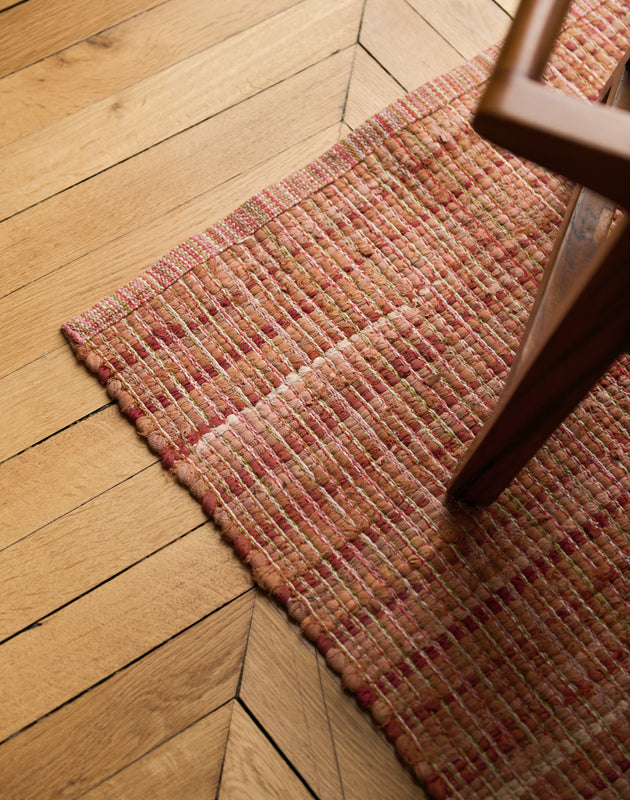 grand tapis lirette en coton coloré Lira en coton