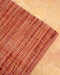 Tapis Lira en coton recyclé tons rose rouge coloris Canyon