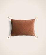 Washed velvet cushion cover