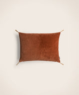 Washed velvet cushion cover